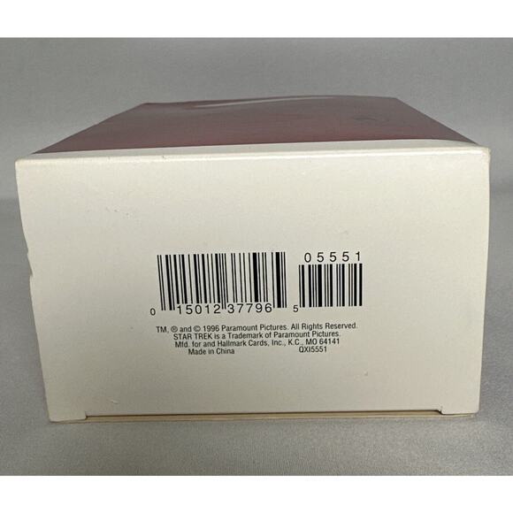 STAR TREK CHRISTMAS Ornament Commander William Riker Hallmark 1996 NIB - Picture 5 of 5